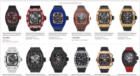 all richard mille models|Richard Mille watch collection.